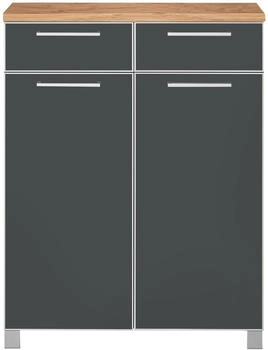 Voss Möbel Santina 313 (84x37x108cm) natur/anthrazit