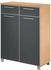 Voss Möbel Santina 313 (84x37x108cm) natur/anthrazit
