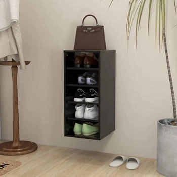 vidaXL Schuhschrank Schwarz 31,5x35x70 cm (808983)