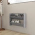 vidaXL Wand-Schuhschrank Betongrau 80x18x60 cm (806749)