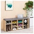 Songmics Vasagle Schuhbank 10 Fächer 104 x 30 x 48 cm Holzoptik SHL10NL
