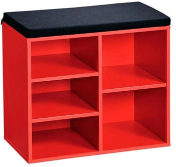 Kesper Schuhregal rot Spanplatte 51,5x48x29,5 cm
