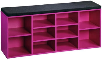 Kesper Schuhregal pink Spanplatte 103,5x48x29,5 cm