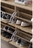 Wohnling Schuhschrank Eiche Sonoma Nachbildung silber 120x81x24 cm