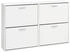 Wohnling Schuhschrank weiß weiß 120x81x24 cm