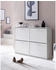 Wohnling Schuhschrank weiß weiß 120x81x24 cm