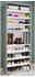Mid.you Schuhregal Grau 9 Fächer 70x183x37 cm