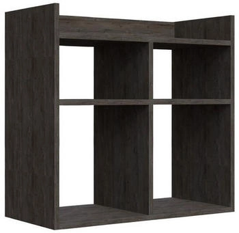 Livetastic Schuhregal Eiche dunkel 75,6x72x35,6 cm