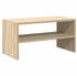 vidaXL Schuhregal Stapelbar Sonoma-Eiche 60x30x30,5 cm 1-tlg. Sonoma Eiche