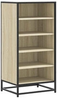 vidaXL Schuhregal Sonoma-Eiche 48x38x97,5 cm Holzwerkstoff