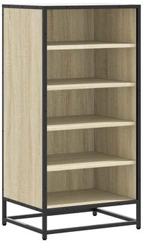 vidaXL Schuhregal Sonoma-Eiche 48x38x97,5 cm Holzwerkstoff