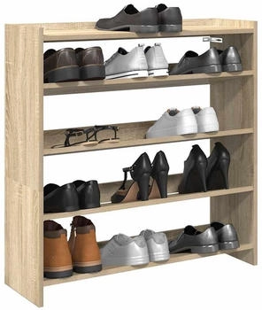 vidaXL Schuhschrank Schuhregal Corona 99x32x138 cm Massivholz Kiefer