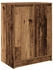 vidaXL Schuhregal Grau Sonoma 48x38x97,5 cm Holzwerkstoff