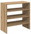 vidaXL Schuhschrank Schuhregale 2 Stk Stapelbar Artisan-Eiche 60x30x30,5 cm