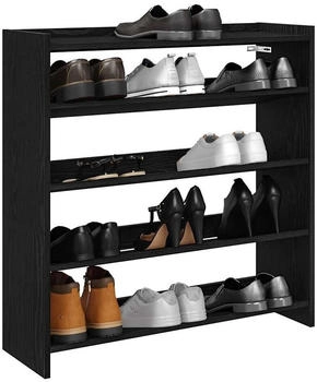 vidaXL Schuhregal Grau Sonoma 80x25x81 cm Holzwerkstoff