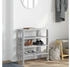 vidaXL Schuhregal Grau Sonoma 80x30x98 cm Holzwerkstoff