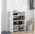 vidaXL Schuhschrank Schuhbank Altholz-Optik 60x30x45 cm Holzwerkstoff
