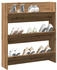 vidaXL Kleiderständer Schuhregal Stapelbar Artisan-Eiche 89,5x30x40 cm (1 St) Eiche