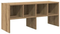 vidaXL Schuhregal Stapelbar Artisan-Eiche 89,5x30x40 cm