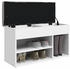 vidaXL Schuhregal Altholz-Optik 60x30x98 cm Holzwerkstoff Altholz