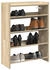 vidaXL Schuhregal Weiß 60x30x98 cm Holzwerkstoff