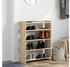 vidaXL Schuhregal Weiß 60x30x98 cm Holzwerkstoff