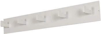 Spinder Wandgarderobe mit 5 Haken Leatherman Wei&szlig; (GW512-01)