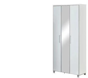 Möbel Kraft Dielenschrank weiß 90x193x37