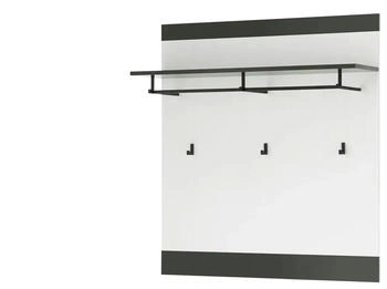 Möbel Kraft Garderobenpaneel weiß 92x100x26