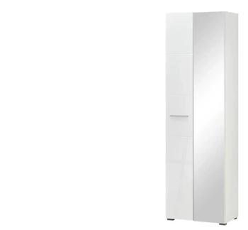 Möbel Kraft Garderobenschrank, 2-türig weiß 60x192,5x35