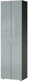 Primo Primo Garderobenschrank grau 59x197x40