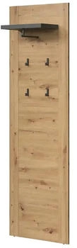 Möbel Kraft Garderobenpaneel holzfarben 62x199x26