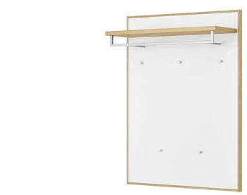 Möbel Kraft Garderobenpaneel weiß Holzwerkstoff 83x109x29
