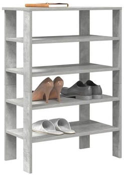 vidaXL Schuhschrank Schuhregal MOLDE Braun 59,5x35x103 cm Massivholz Kiefer