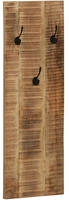 vidaXL Wandgarderobe 2 Stk. Mangoholz Massiv 36x110x3 cm