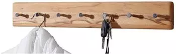 main möbel Garderobenleiste 70cm Bayreuth Kernbuche massiv (160532-Ba)