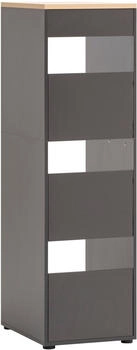Schildmeyer Badezimmerschrank, Solea Mehrzweckschrank anthrazit (702006)