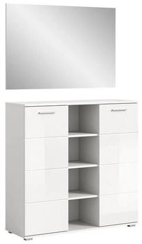 ebuy24 Türgarderobe / Kleiderhaken Garderobenmöbel-set Prego 2-teilig (X98A9G02)