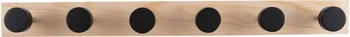 Present Time T&uuml;rgarderobe / Kleiderhaken Knobs (PT4049BK)