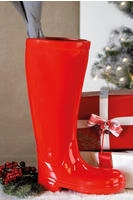 GILDE Schirmst&auml;nder "Regenschirmst&auml;nder Stiefel, rot" f&uuml;r Regenschirme, H&ouml;he 45