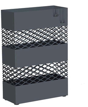 Songmics Schirmständer mit Haken 28x41x12 cm Anthrazit