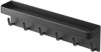 YAMAZAKI Magnetic key hook with tray Smart black (2755)
