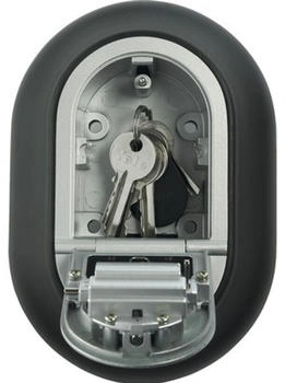 Yale Schlüsselbox mit Zahlenschloss für Outdoor-Einsatz Schwarz/Grau (Y500/187/1)
