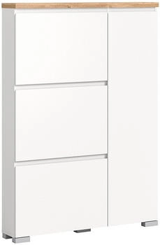xonox.home Schuhschrank Shoelove Weiß / Nox Eiche Dekor (X2G E4 905)