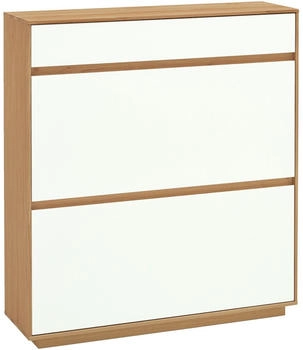 Werner Voß Schuhschrank V100 Weiß / Eiche (474-49)
