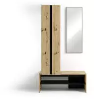byLIVING Kompaktgarderobe "Dielen - Set Nante" 2 Stk. tlg. maximale Ordnung auf wenig