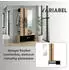 Mid.you Garderobe Eiche Artisan 1 Fach 100 x 186 x 40 cm (2047020201) schwarz/artisan