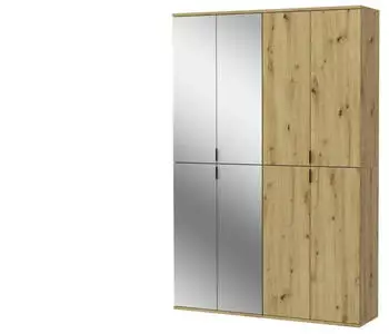 Mid.you Garderobenschrank 14 Fächer 122 x 193 x 34 cm (1849000440)