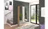 Mid.you Garderobenschrank Metall 11 Fach 91 x 193 x 34 cm (1849000431) grau