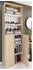 Mid.you Schuhschrank Lona Sonoma Kunststoff 4 Fächer 70 x 220 x 40 cm (657049420)